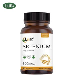 Liife Selenium 200 mcg-L-Selenomethionine with Vitamin E & Vitamin B2- Antioxidant for Energy, Heart, & Immune Support Liife Selenium 200 mcg-L-Selenomethionine with Vitamin E & Vitamin B2- Antioxidant for Energy, Heart, & Immune Support