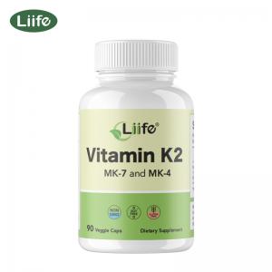 Liife Vitamin K2 Supplement - 90 Capsules, 600mcg MK7 & MK4, 90-Day Supply, Supports General Health and Bone Strength, Soy and Gluten-Free, Certified and Tested Liife Vitamin K2 Supplement - 90 Capsules, 600mcg MK7 & MK4, 90-Day Supply, Supports General Health and Bone Strength, Soy and Gluten-Free, Certified and Tested