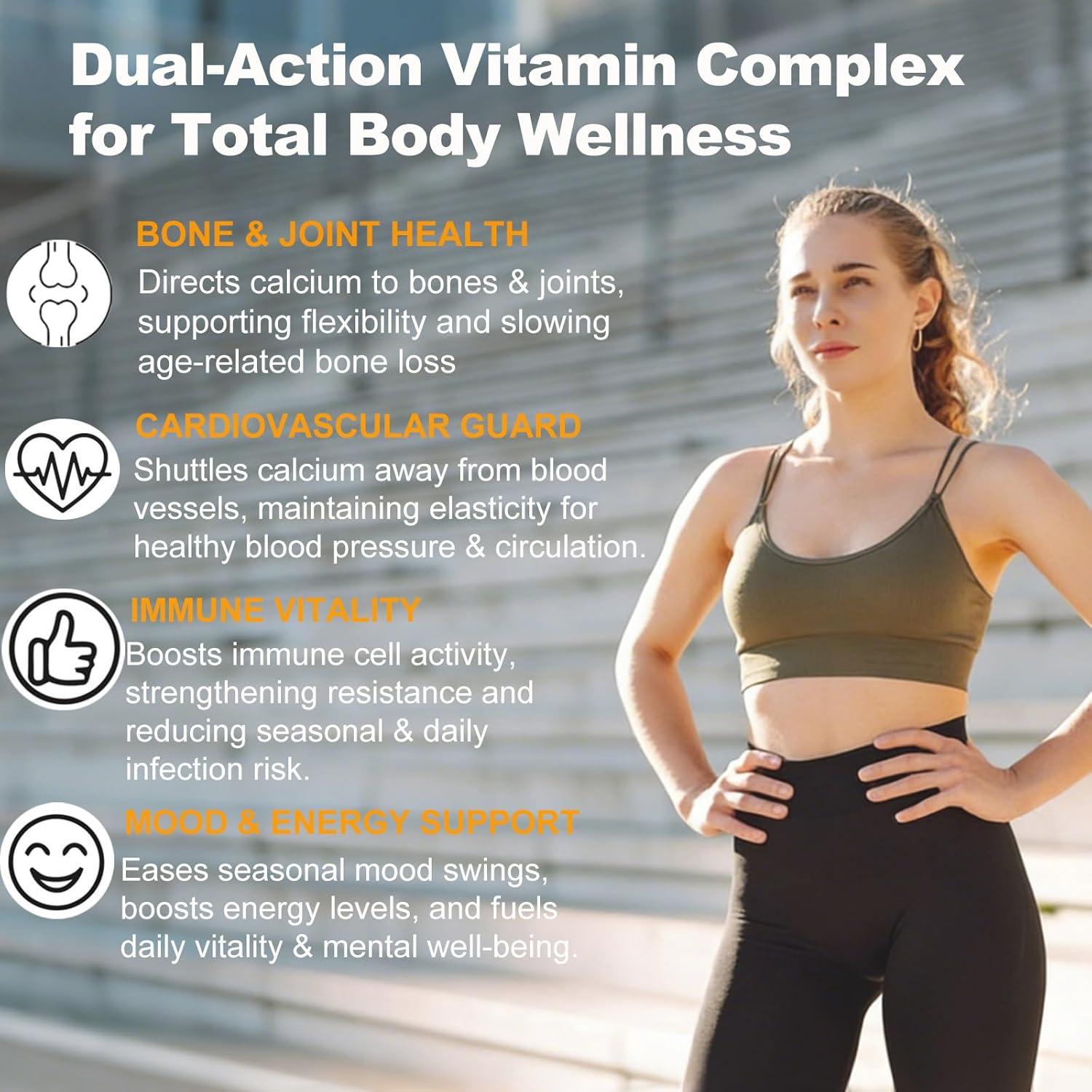 LIIFE Vitamin D3 K2（MK7+MK4） Supplement 5000IU with Organic Extra Virgin Coconut Oil - Supports Calcium Absorption, Bone & Immune Health- Non-GMO 120 Softgels