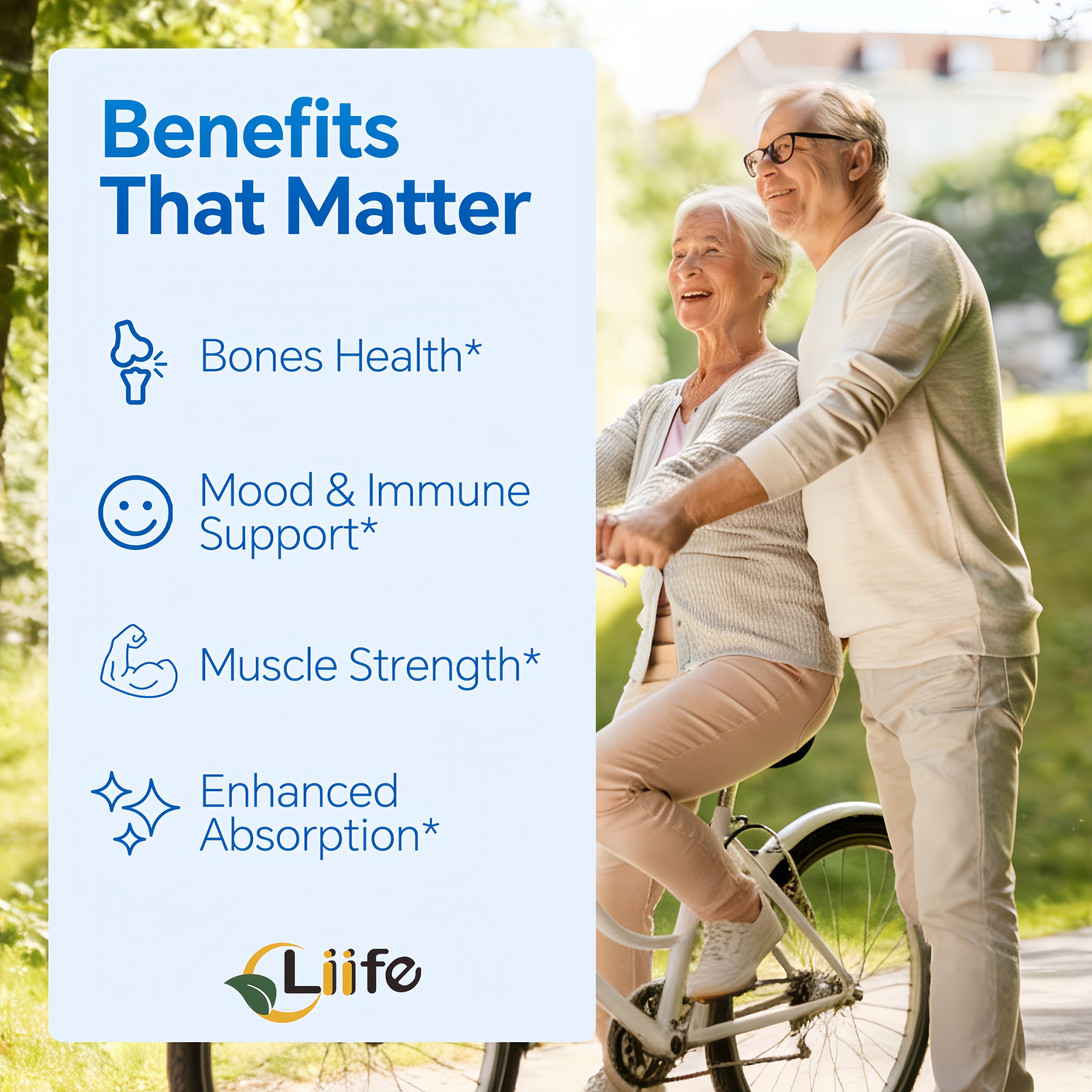 LIIFE 150mg Calcium with Vitamin D3 & K2 (as MK4 & MK7) Coconut Oil Formula, Supports Bone Health, Calcium Absorption & Joint Support, 120 Softgels, 120-Day Supply