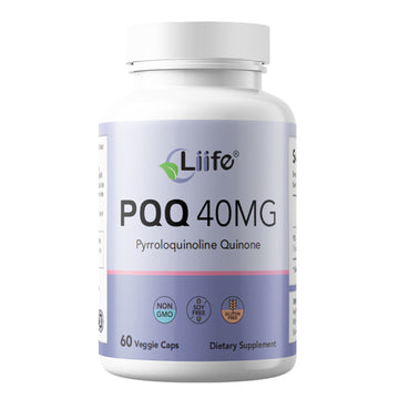 LIIFE High Potency PQQ (30 Servings) – Pyrroloquinoline Quinone as PureQQ for Mitochondrial Support, Cognitive Health & Energy Boost -Non-GMO, Soy-Free, Gluten-Free